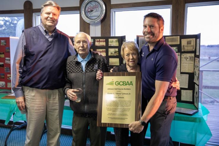 Marty and Bobbi Johnson honored